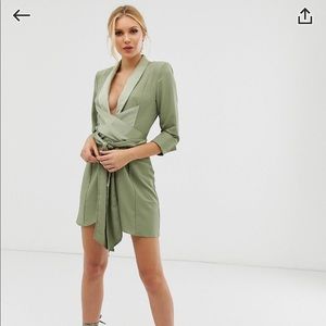 ASOS mini tux dress